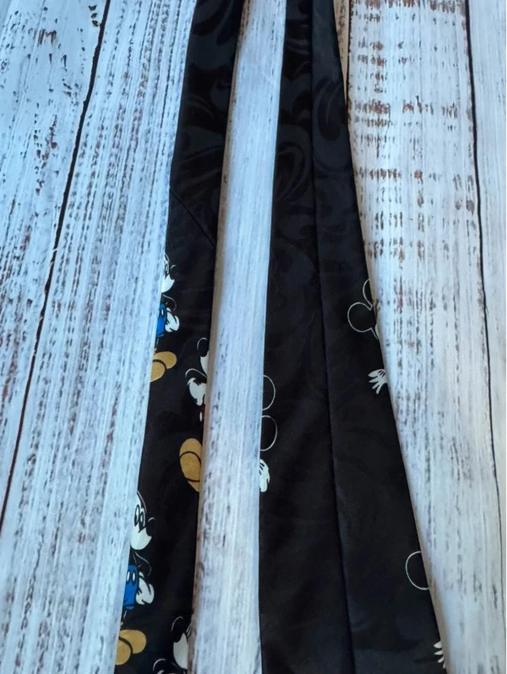 Mickey Unlimited Mens Necktie Tie  Mickey Mouse Black 57